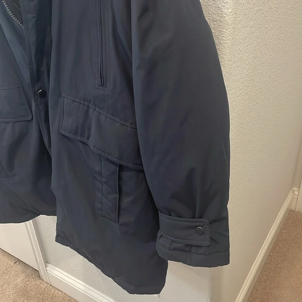 MICHAEL KORS Heavyweight Hooded Snorkel Parka 3XB BLUE‎